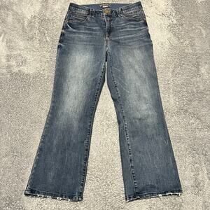 Democracy Jeans Womens 8 (30x26.5) Boot Ab Solution Stretch Cropped